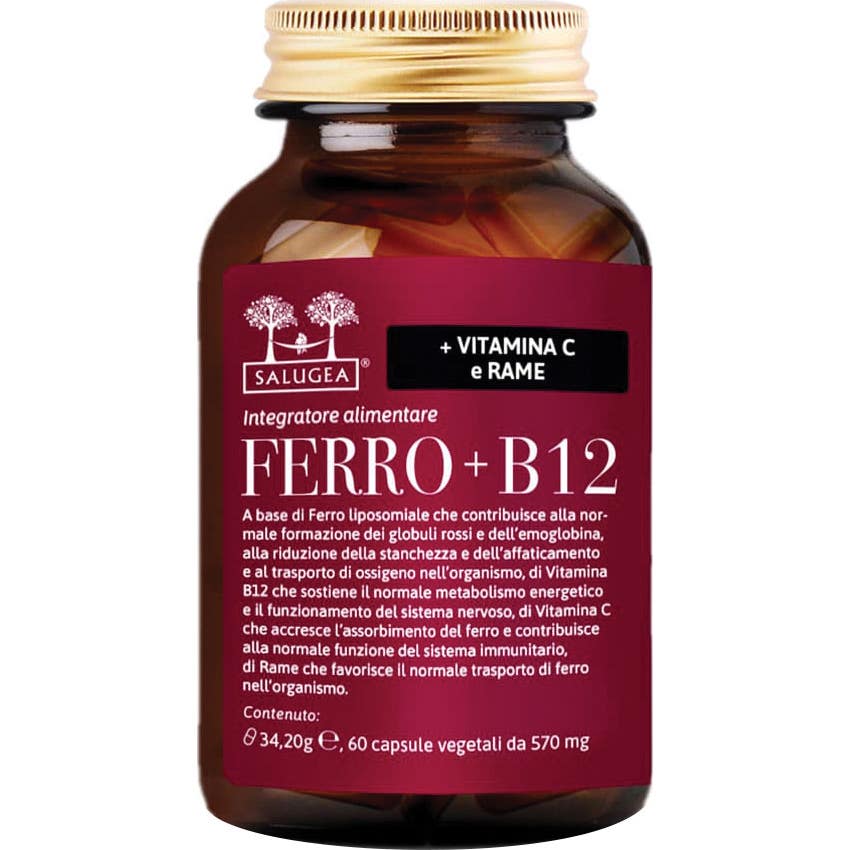 Salugea Hierro + B12 60Caps