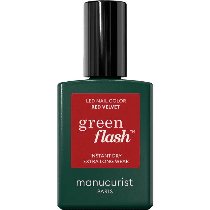 Manucurist Green Flash LED Nail Polish Red Velvet 15ml