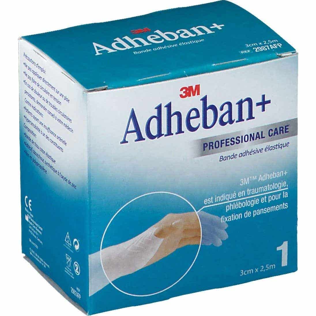3M Adheban+ Venda Elástica Adhesiva 10cmx2,5m 1ud