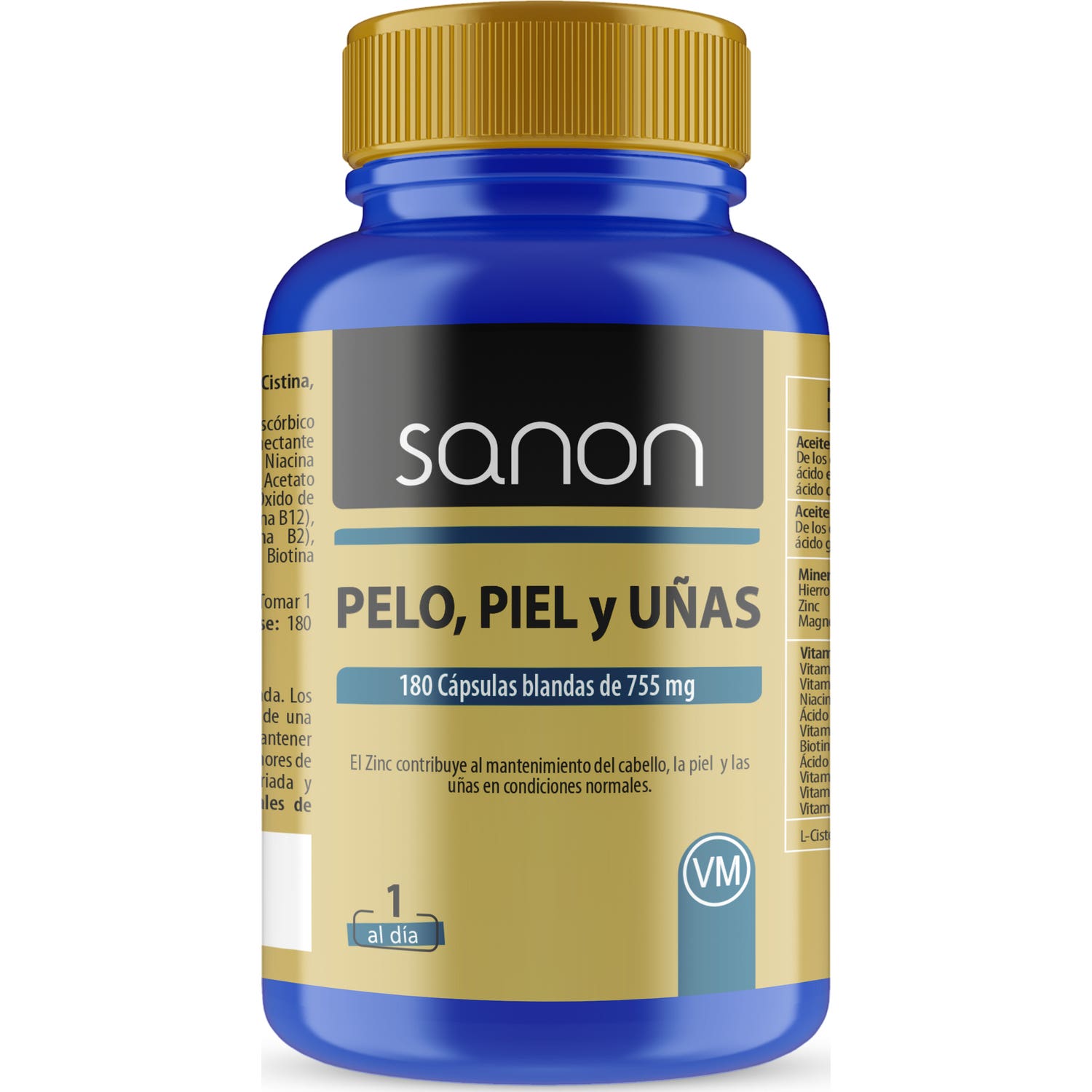 Sanon Pelo Piel y Uñas 180 cápsulas blandas