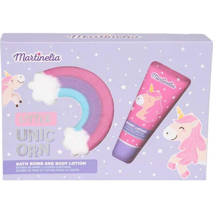 Martinelia Little Unicorn Duo Bath Bomb + Body Lotion