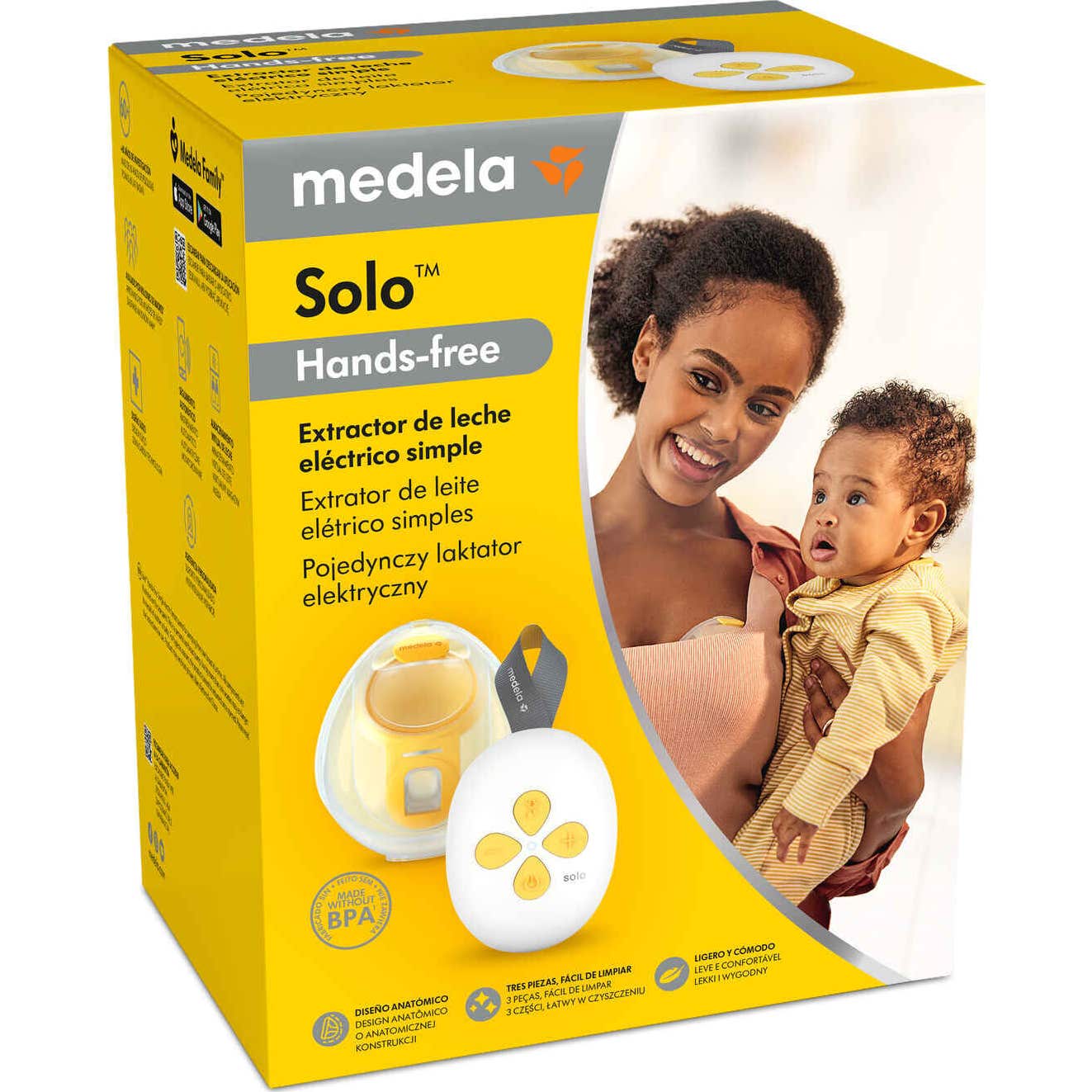 Medela Extractor de Leche Eléctrico Solo Hands Free 1ud