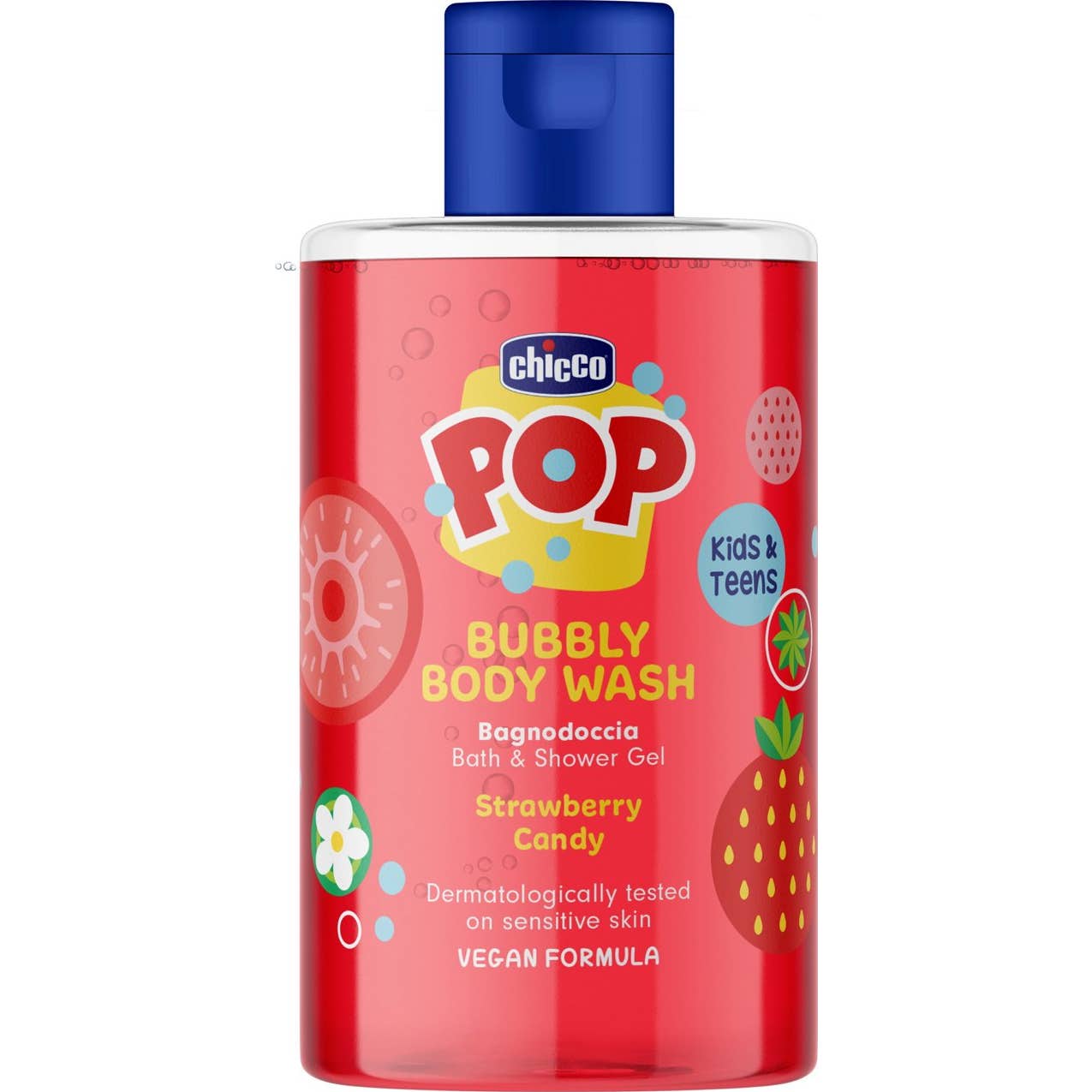 Chicco Pop Kids & Teens Gel de Baño Fresa 300ml