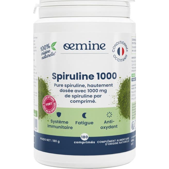 Oemine Espirulina 1000 mg 180 comp