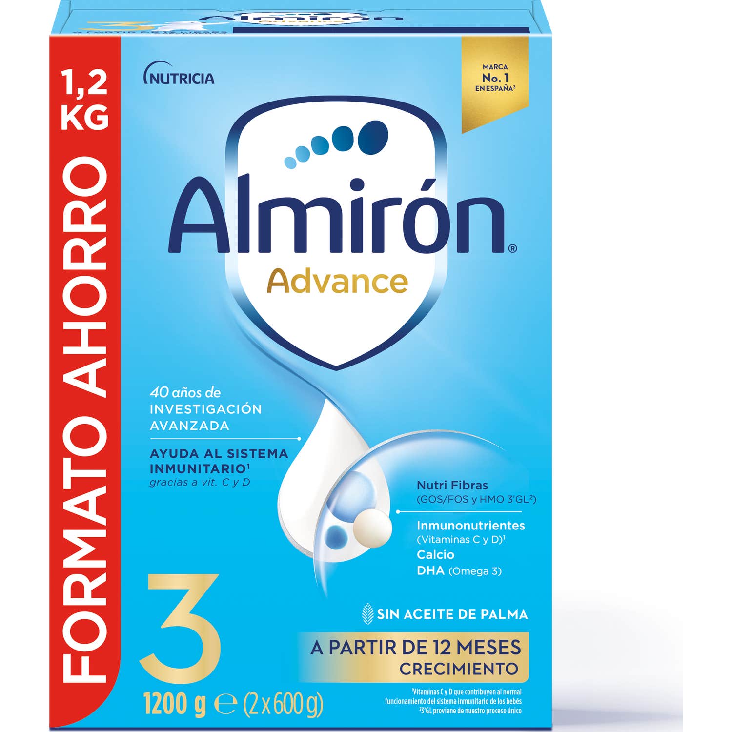 Almirón Advance 3 Leche de Crecimiento 1200gr