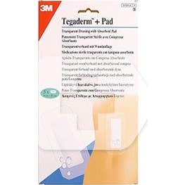 Tegaderm + Pad apósito transparente 5x7,2cm 5uds