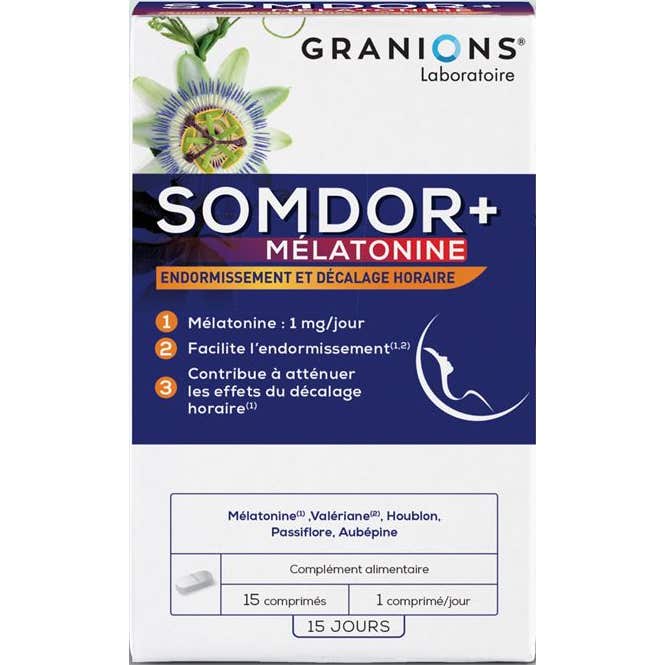Granions Somdor+ Mélatonine 15 comp