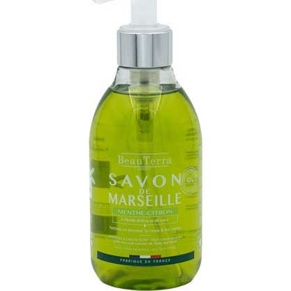 Beauterra Jabón de Marsella Líquido Limón y Menta 300 ml