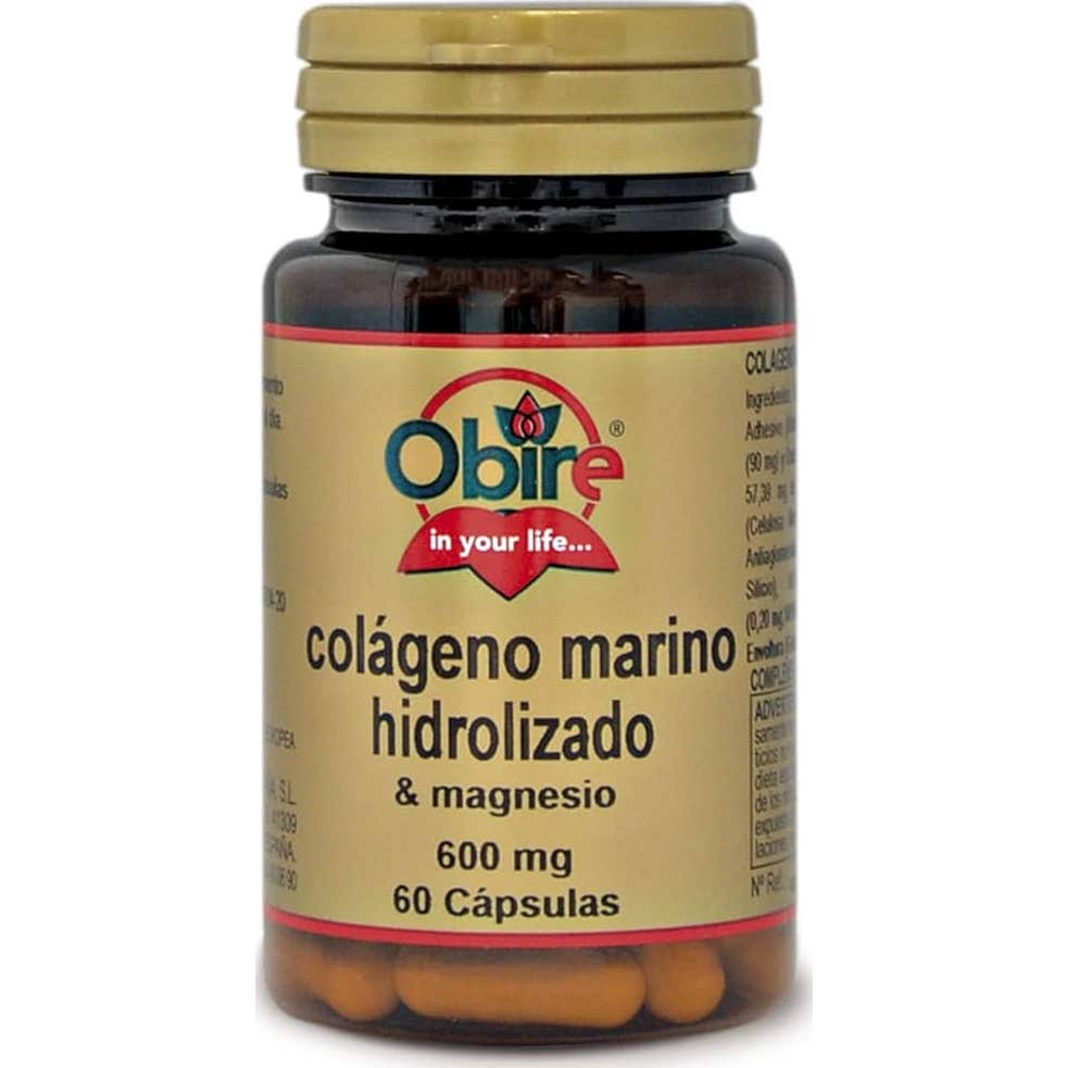 Obire Colágeno Marino Hidrolizado + Magnesio 60 caps