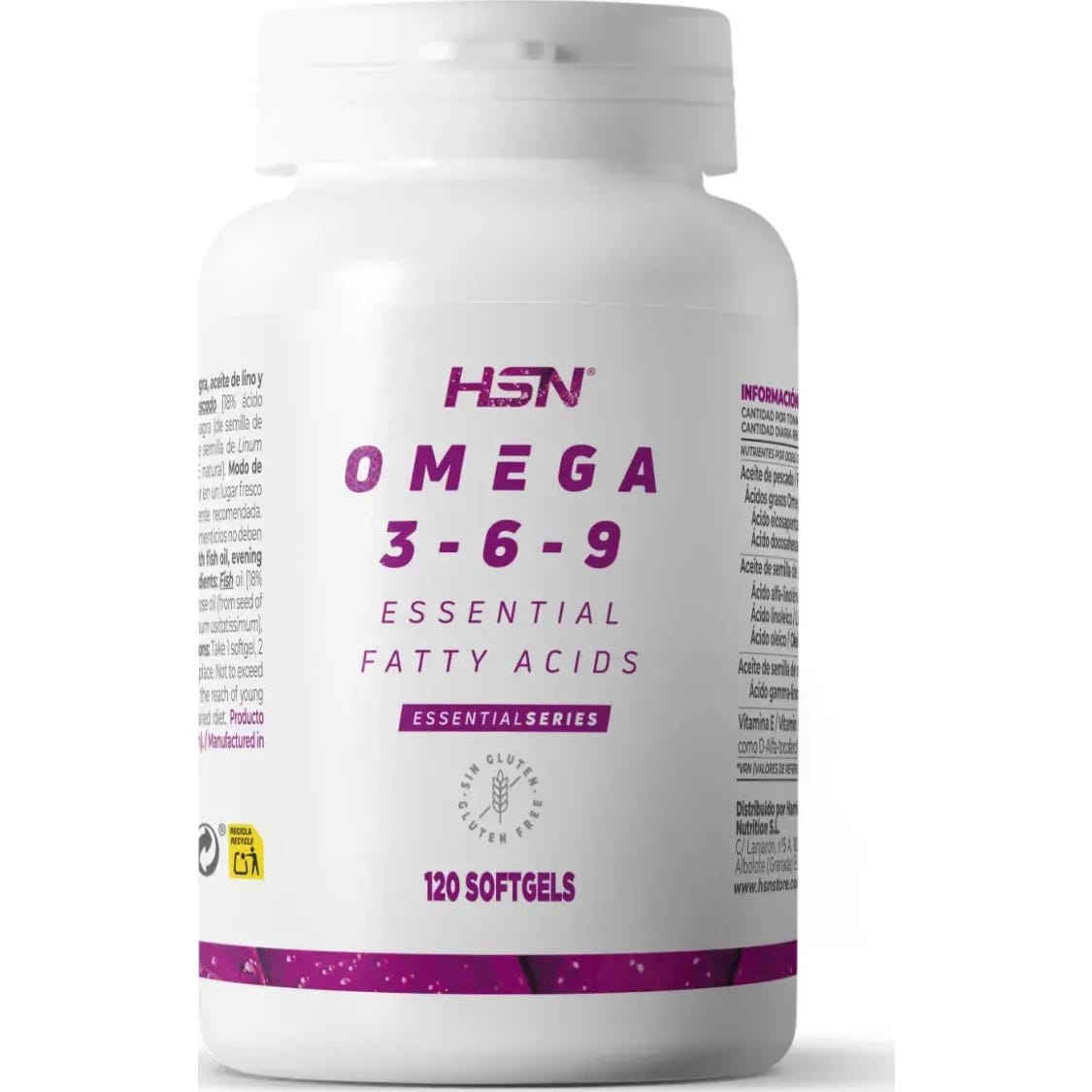Hsn Omega 3-6-9 1000Mg 120 Perlas