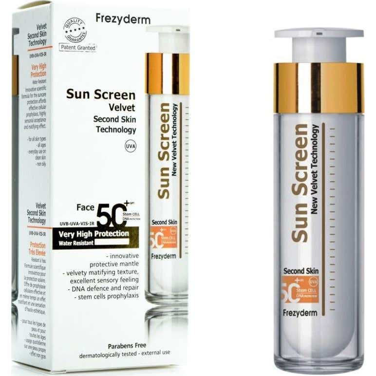 Frezyderm Sun Screen Velvet Face SPF50+ 50ml