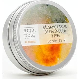 Amapola Biocosmetics Balsamo Labial de Calendula y Miel 15 ml