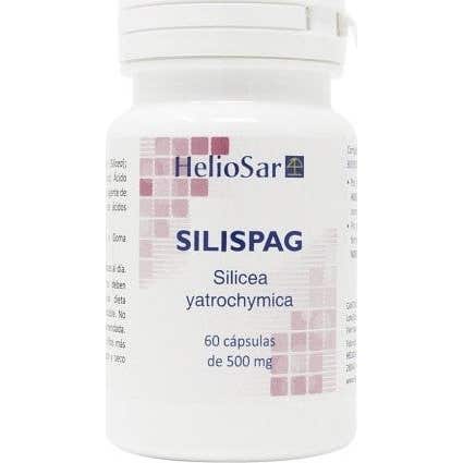 Heliosar 3 X Silispag Silicea Dióxido De Silicio 60 Cápsulas De 500Mg - Imagen 2
