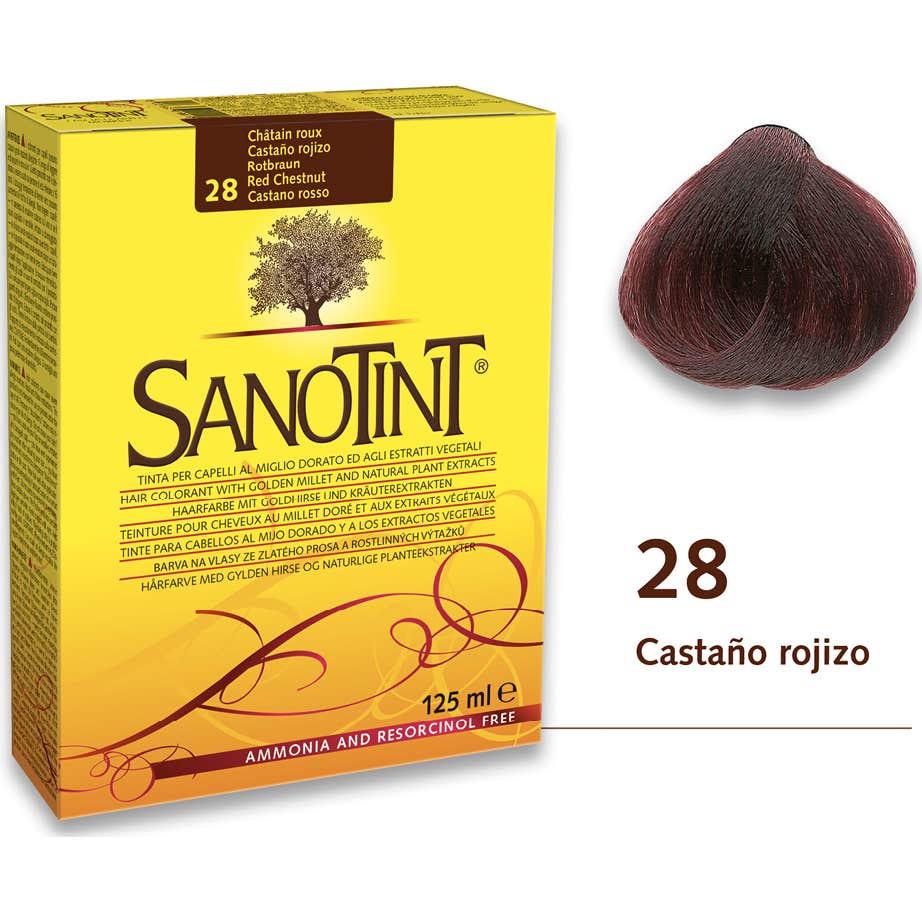 Santiveri Sanotint Tinte Classic 28 Castaño Rojizo 125ml