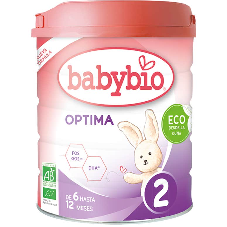 BabyBio Óptima 2 Leche de Continuación 800g
