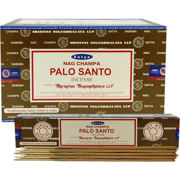 Satya Incienso Palo Santo Nag Champa 12x15 g
