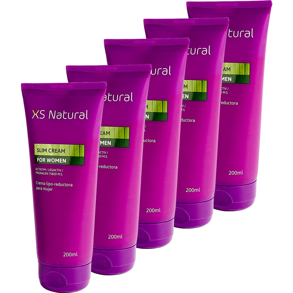 Xs Natural Crema Lipo-Reductora Mujer 5x200ml