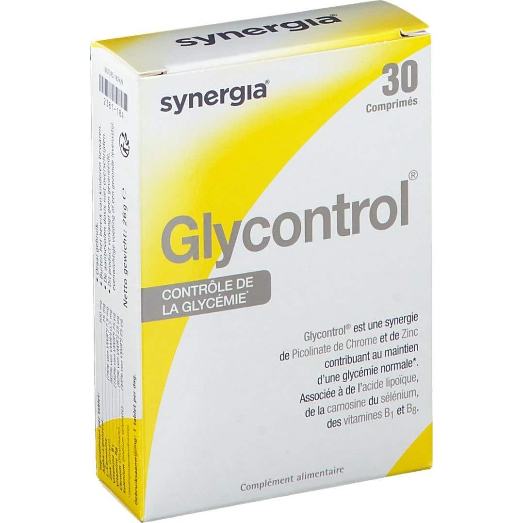 Synergia - Glycontrol 30 comprimidos