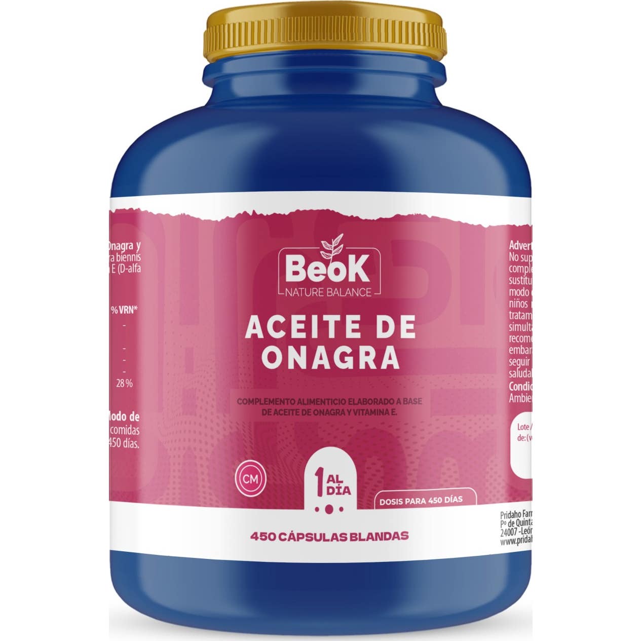 BeoK Aceite de Onagra 450caps