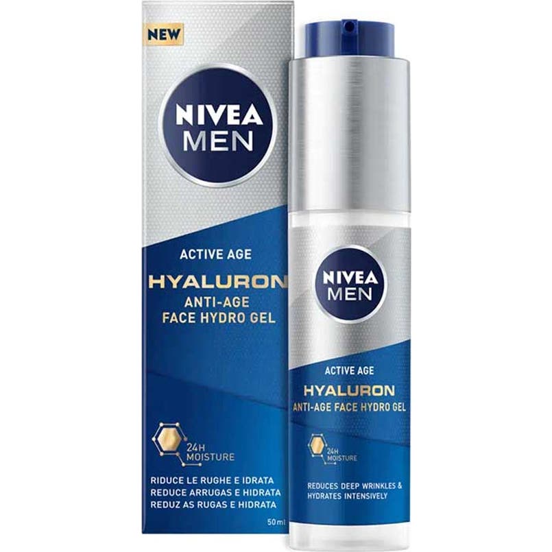 Nivea Men Hyaluron Gel Facial Hidratante Antiedad 50ml