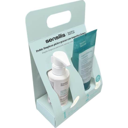 Sensilis Pack Succinic Aceite Limpiador 150 ml + Purify Essential Gel 200 ml