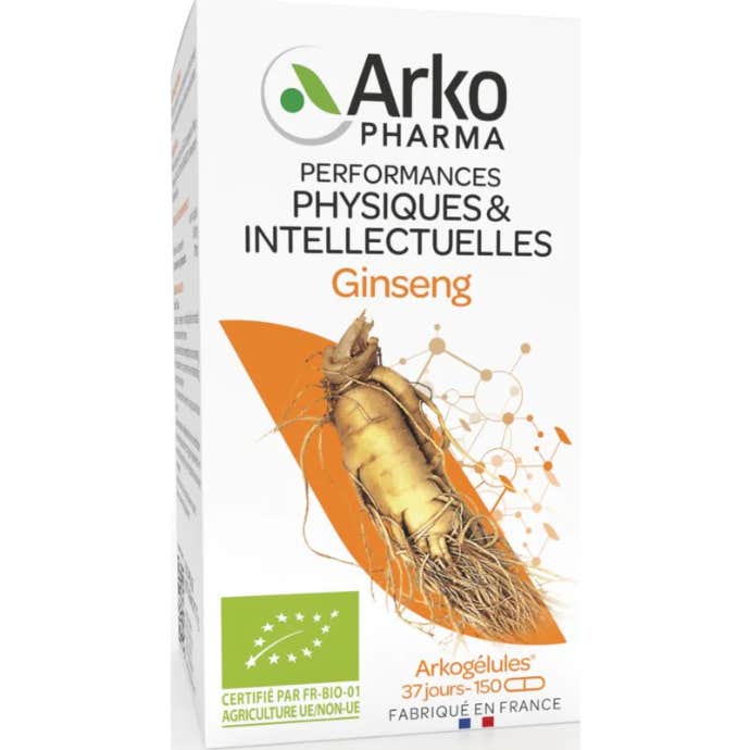 Arkopharma Arkogélules ginseng Bio 150 gélules