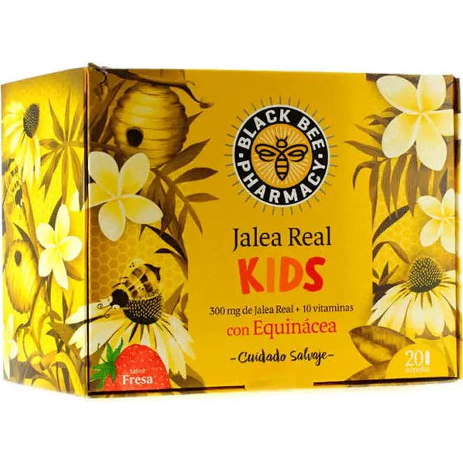 Black Bee Jalea Real Inmuno Kids 2x20 Ampollas