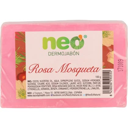 Neo Pastilla Jabon Rosa Mosqueta 100 g