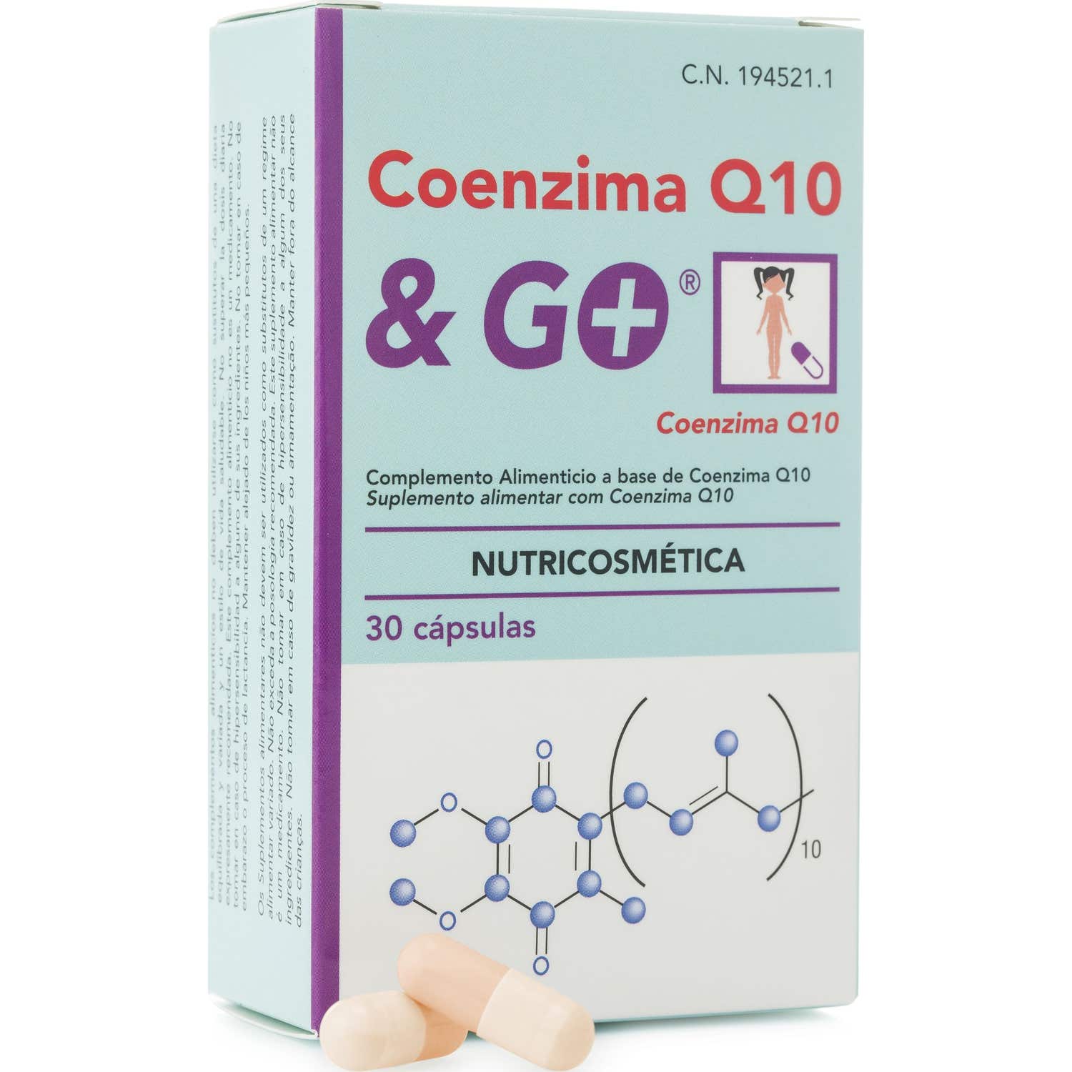 & GO Coenzima Q10 30 Cápsulas