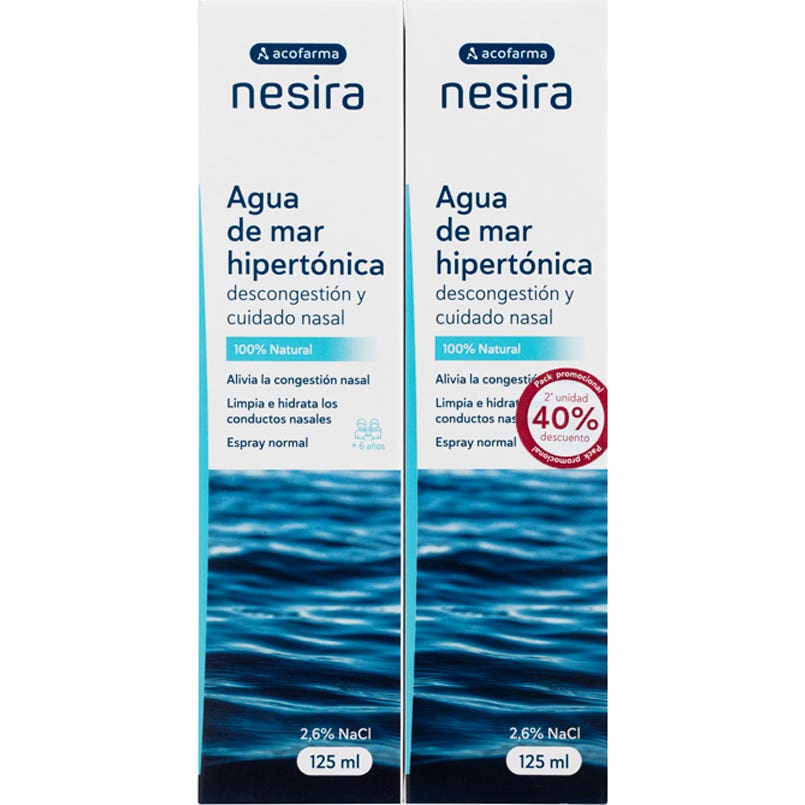 Nesira Agua de Mar Hipertónica 2x125ml
