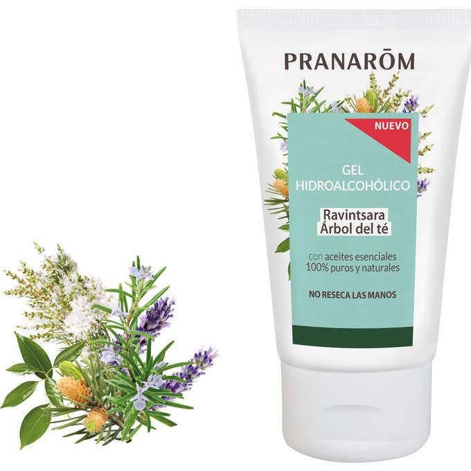Pranarôm Gel Hidroalcohólico Ravintsara Árbol del Té 50 ml