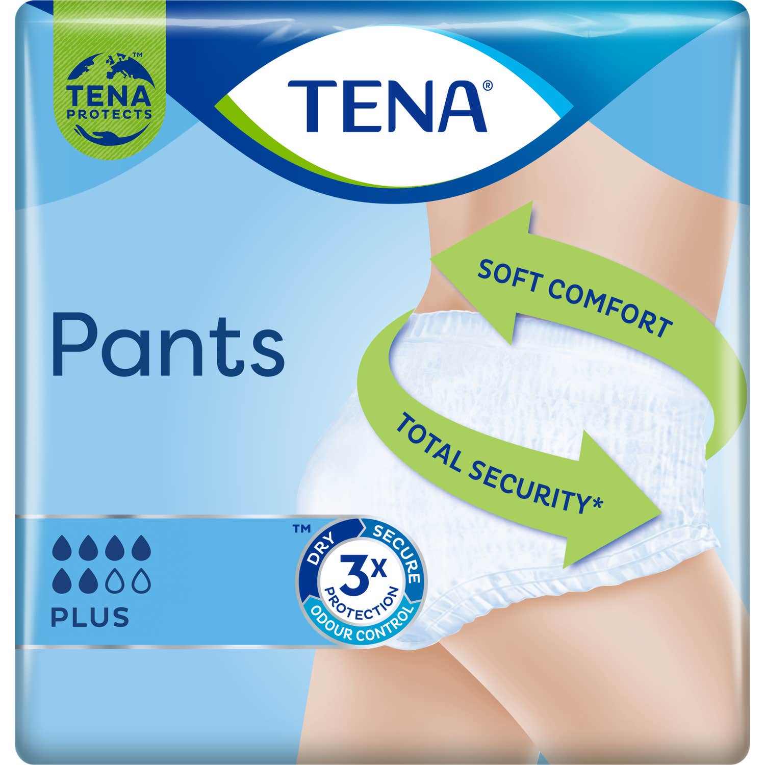 Tena Pants Plus Pañales para Adultos M 14uds