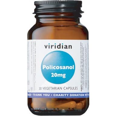 Viridian Policosanol 20 mg 30 caps