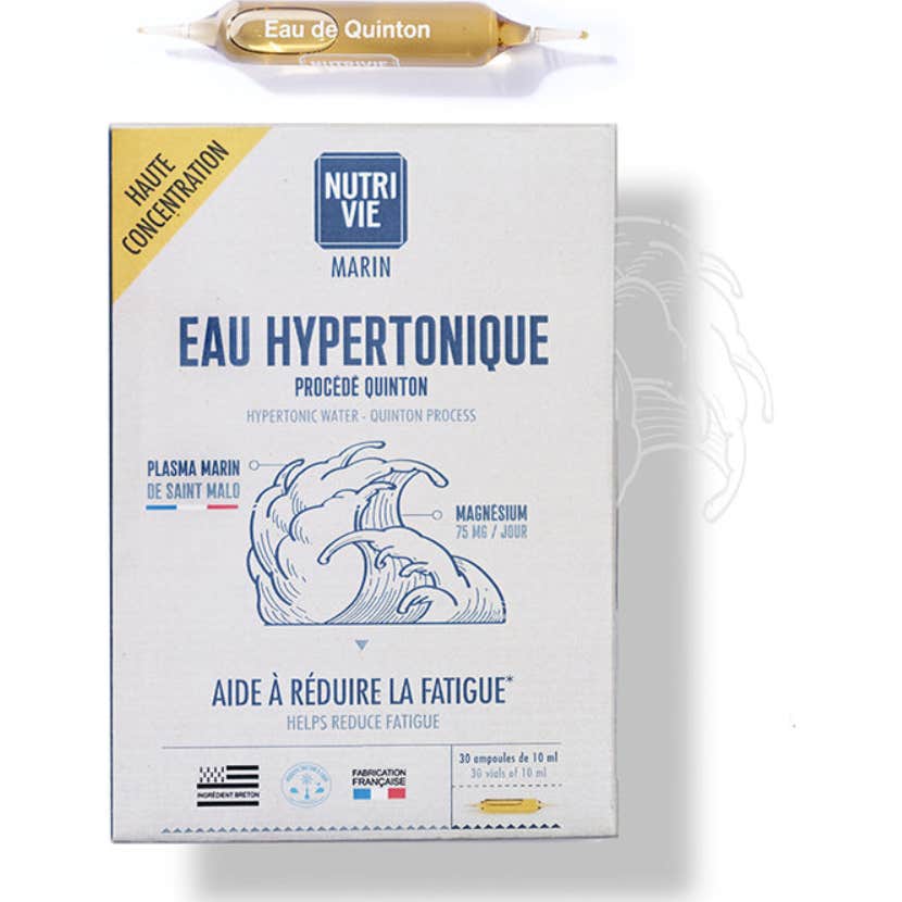 Nutrivie Ampoules Eau Hypertonique Procédé Quinton 30 Ampoules | Natural Doctor