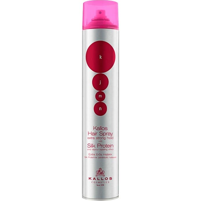 Kallos Silk Protein Laca Fijación Fuerte 500 ml