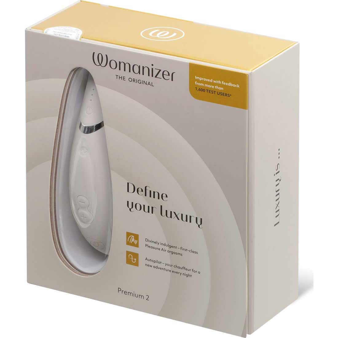 Womanizer Premium 2 Estimulador de Clítoris Gris 1ud