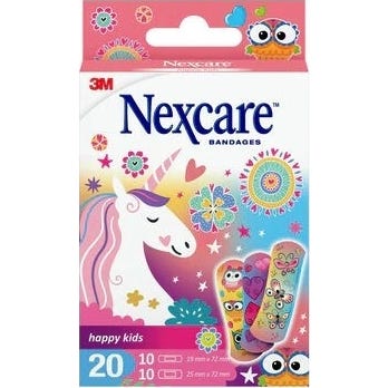 Nexcare Happy Kid Rose 20 uds