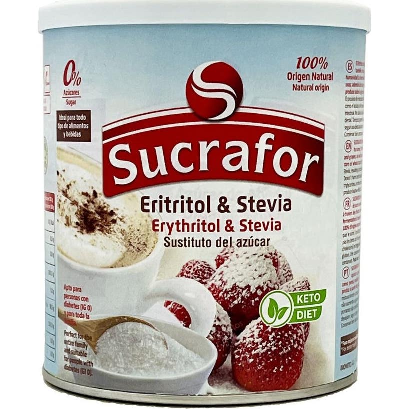 Sucrafor (Eritritol Y Stevia) 500 G - Imagen 2