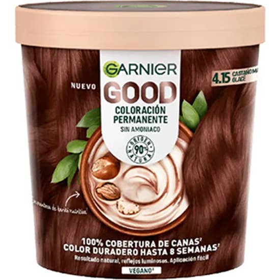 Garnier Good Coloración Permanente Nro 4.15 Castaño Glacé 217ml