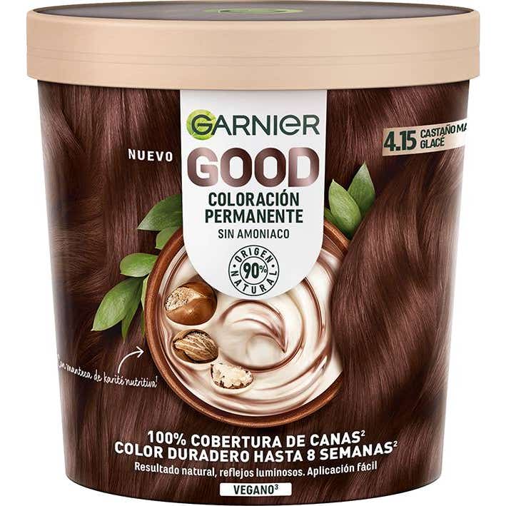 Garnier Good Coloración Permanente Nro 4.15 Castaño Glacé 217ml