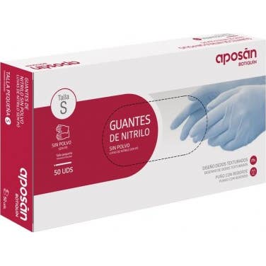 Aposan guantes Nitrilo Ts 50 uds