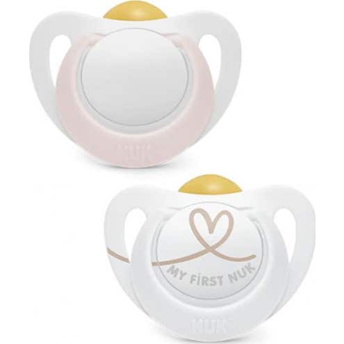 Nuk Star Chupete Latex 0-6M 2uds