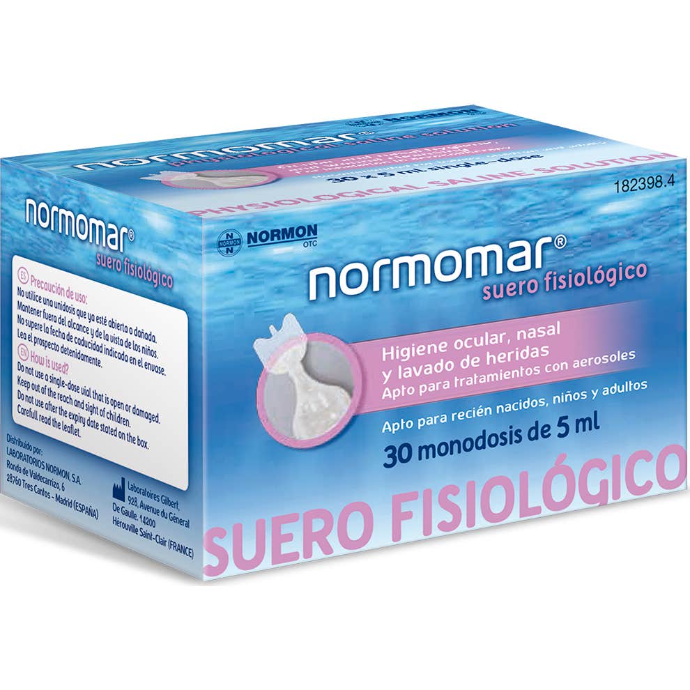 Normon Suero Fisiológico Monodosis 30x5 ml