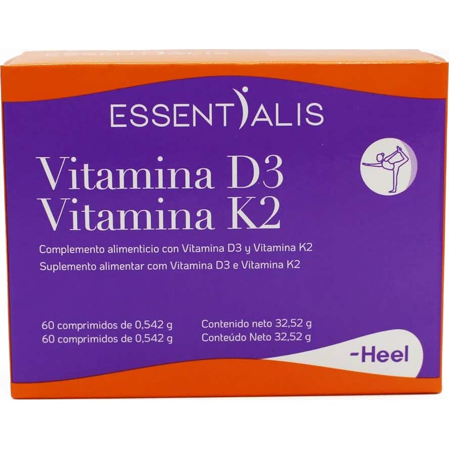 Essentialis Vitamina D3 + Vitamina K2 60Comp