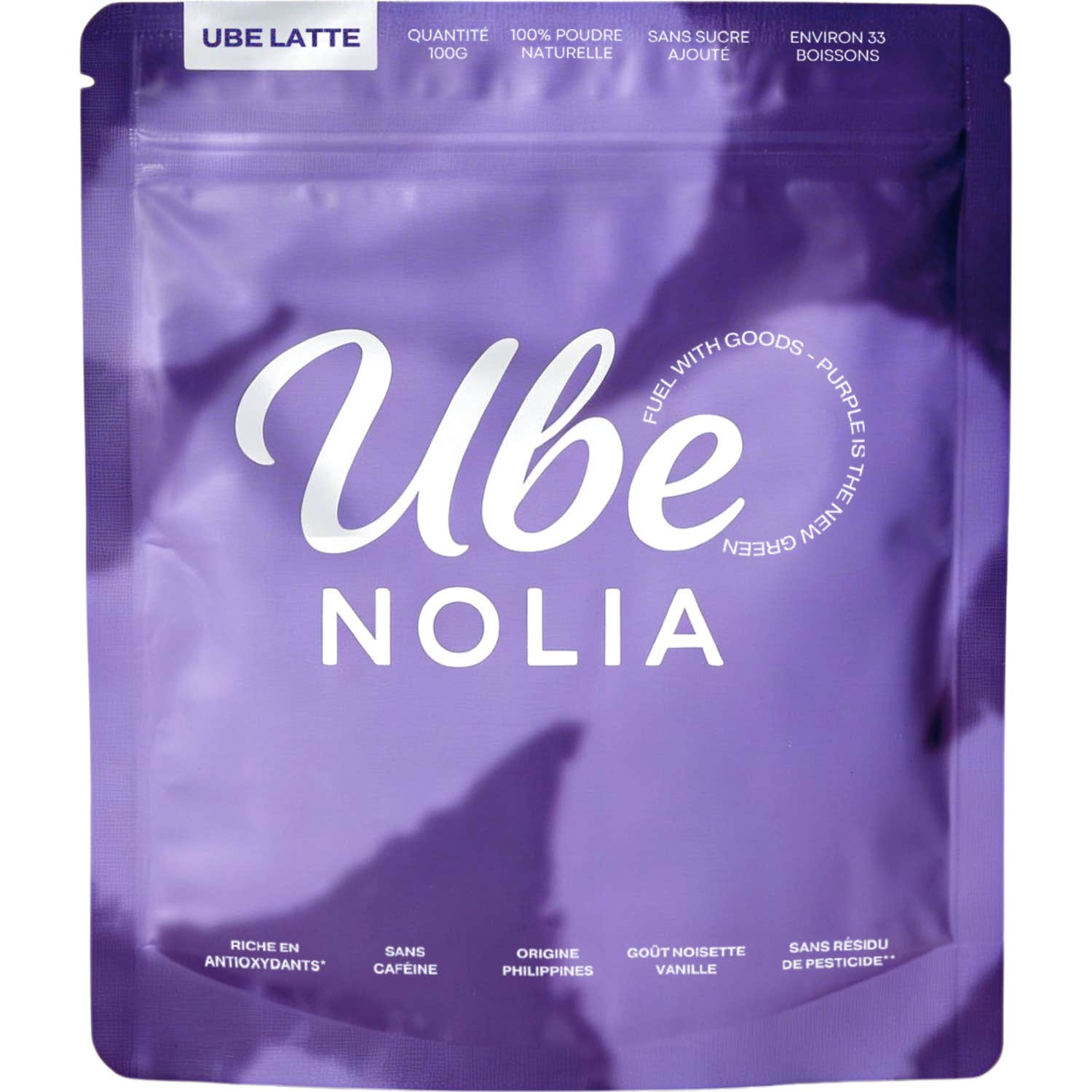 Ube Nolia Ube Latte Premium de Filipinas 100 gr