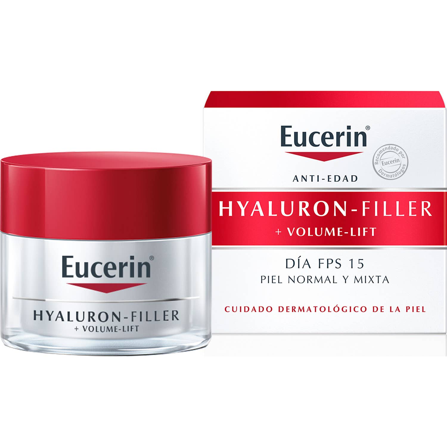 Eucerin Hyaluron-Filler + Volume-Lift Día SPF15 Piel Normal y Mixta 50ml