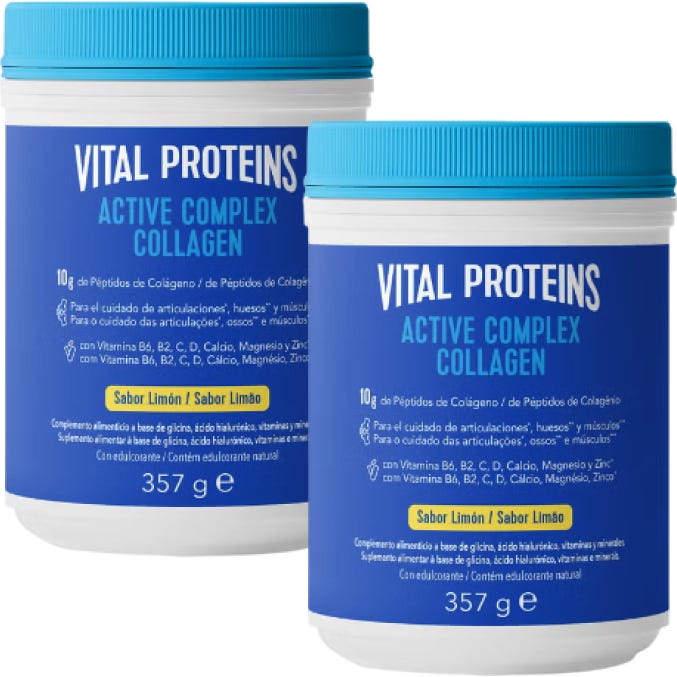 Vital Proteins Pack Active Complex Collagen Limón 2x357g