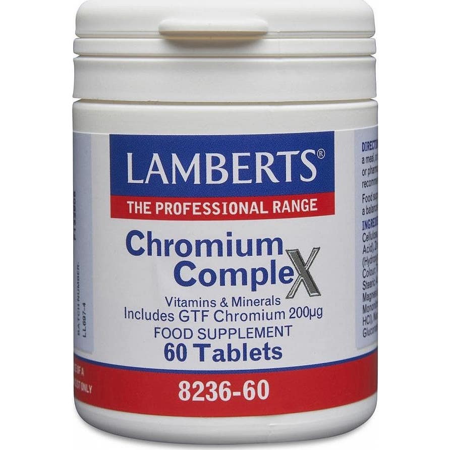 Lamberts Chromium Complex 60 Comprimidos