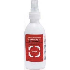 Reig Jofre Orravan Clorhexidina 2% Solución Alcohol 250 ml