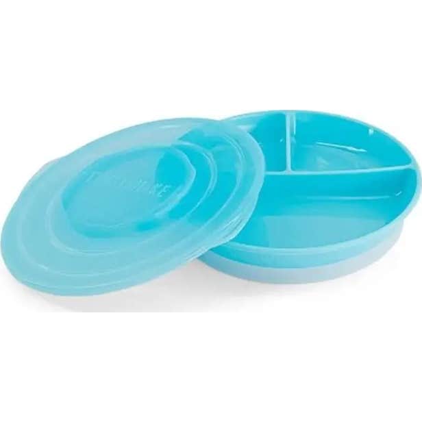 Twistshake Azul Plato Dividido +6 Meses 1 Ud